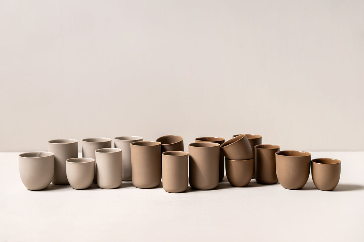 Colored Porcelain Coffee Cups