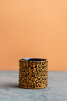Shira Espresso cup | Orange with black leopard - Maiyanbenyona